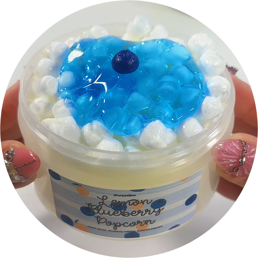 Lemon Blueberry Popcorn