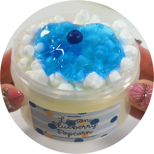 Lemon Blueberry Popcorn