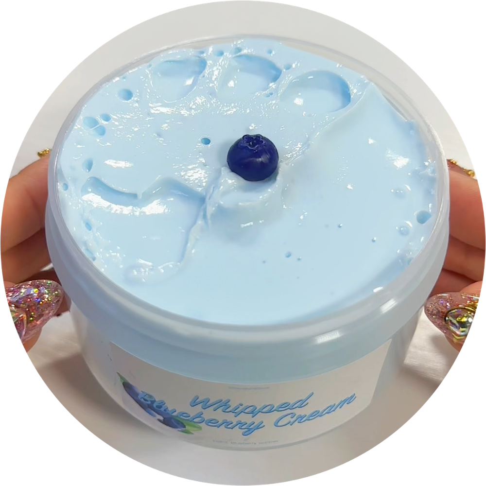 Whipped Blueberry Cream