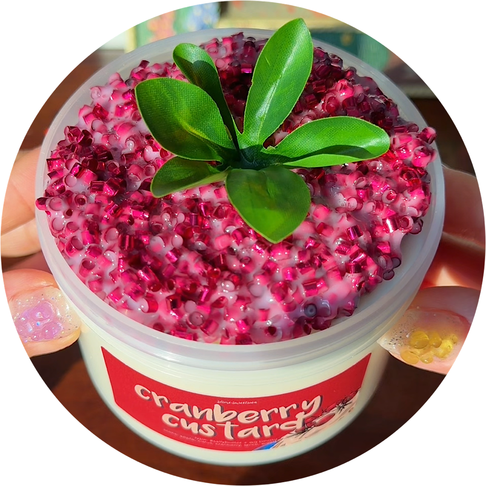 Cranberry Custard