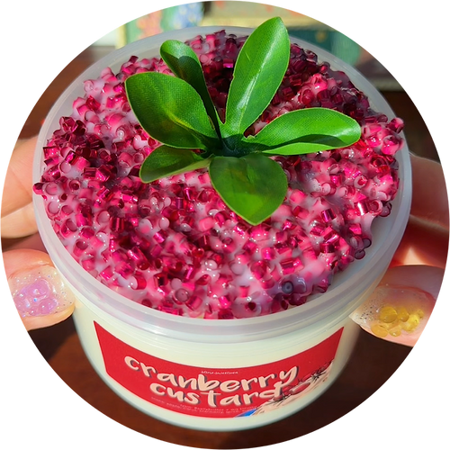 Cranberry Custard