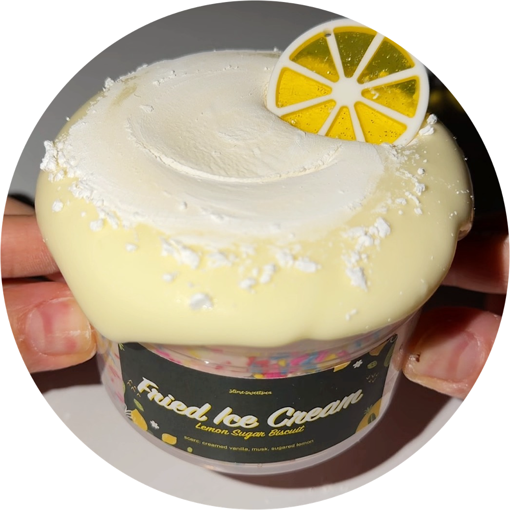 Fried Ice Cream (Lemon Sugar Biscuit)