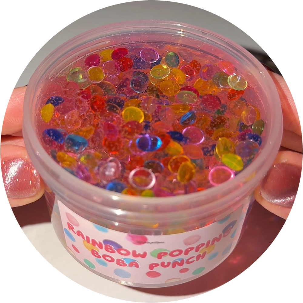 Rainbow Popping Boba Punch