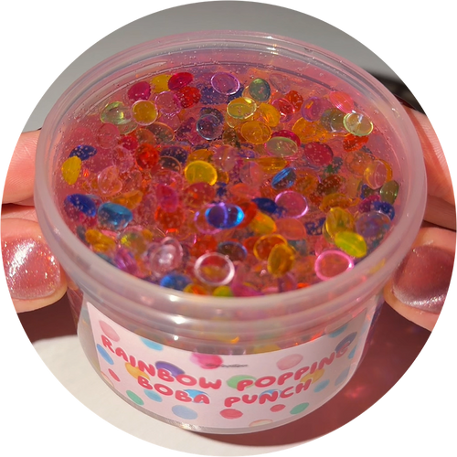 Rainbow Popping Boba Punch