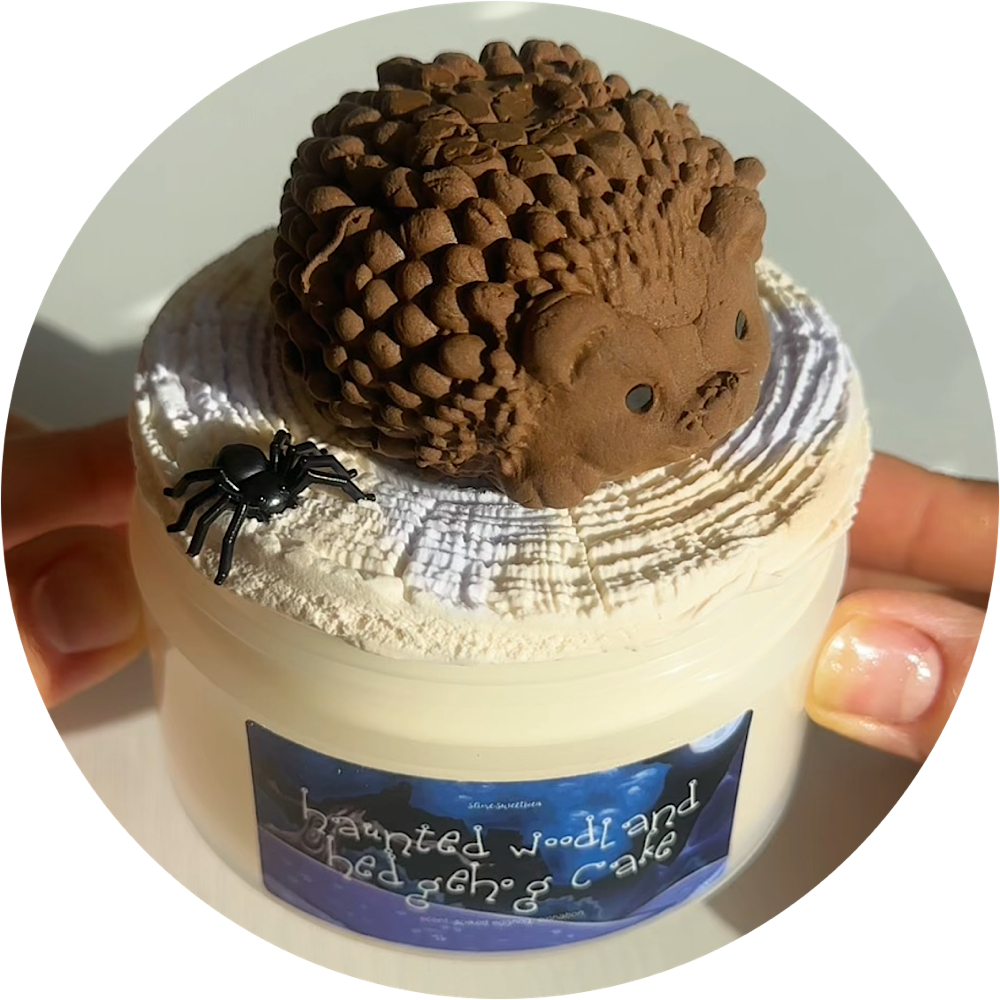 Haunted Woodland Hedgehog Cake