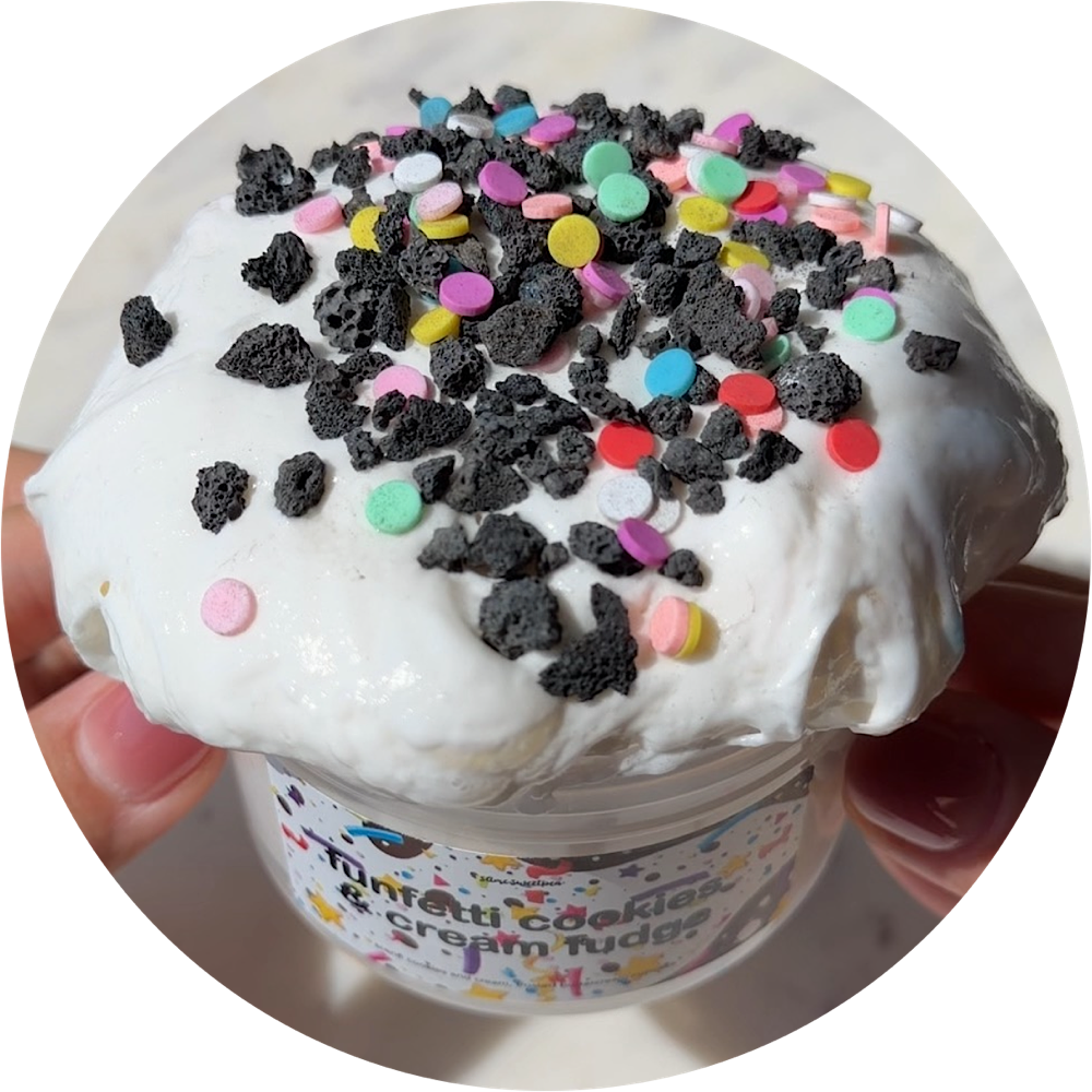 Funfetti cookies & cream fudge