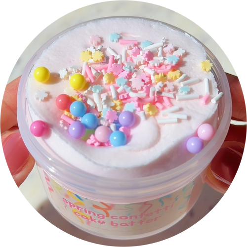 Spring Confetti Cake Batter